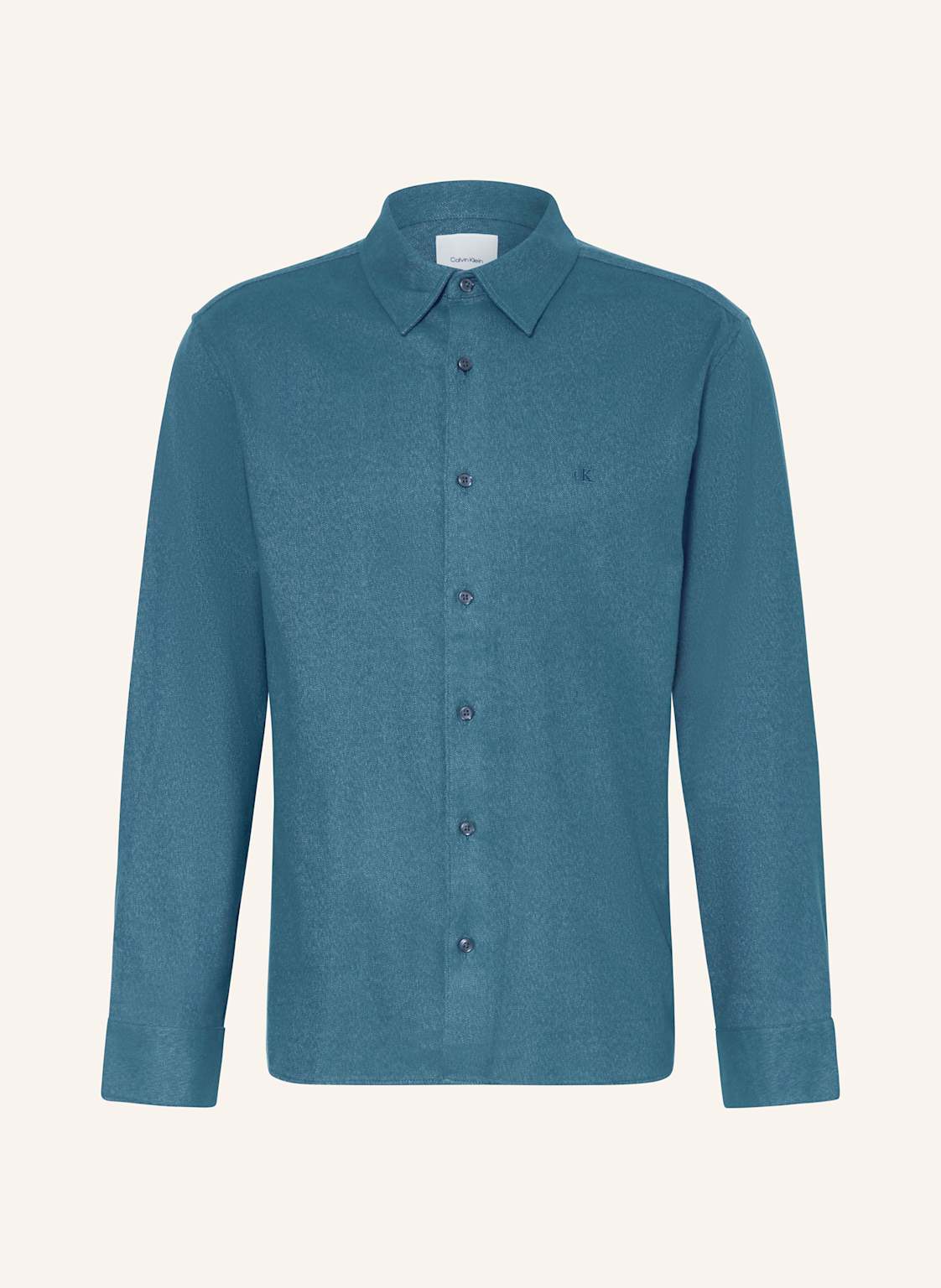 Calvin Klein Flanellhemd Easy Fit weiss von Calvin Klein