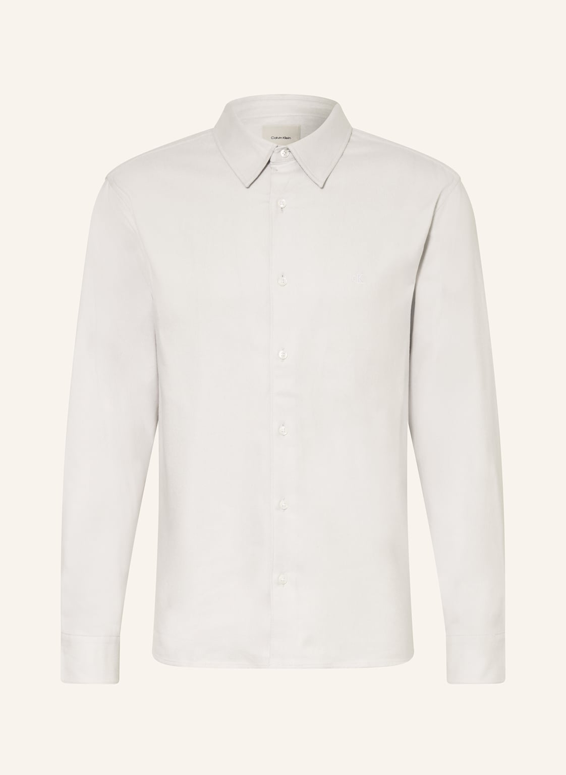 Calvin Klein Flanellhemd Easy Fit blau von Calvin Klein