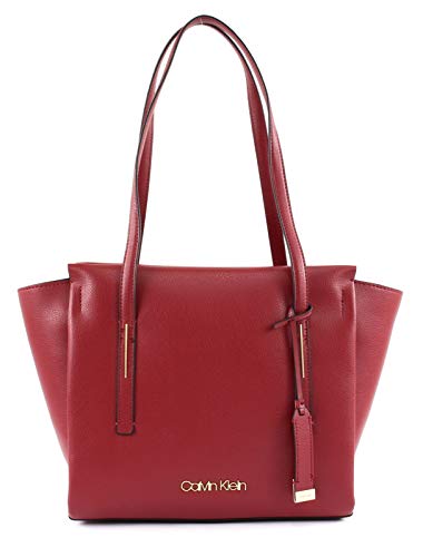 Calvin Klein Frame Medium Shopper Red Rock von Calvin Klein