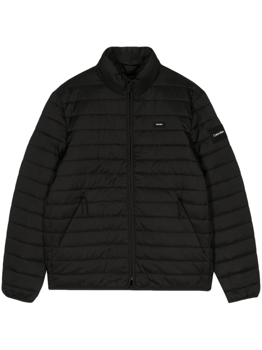 Calvin Klein Gefütterte Jacke mit Logo-Applikation - Schwarz von Calvin Klein