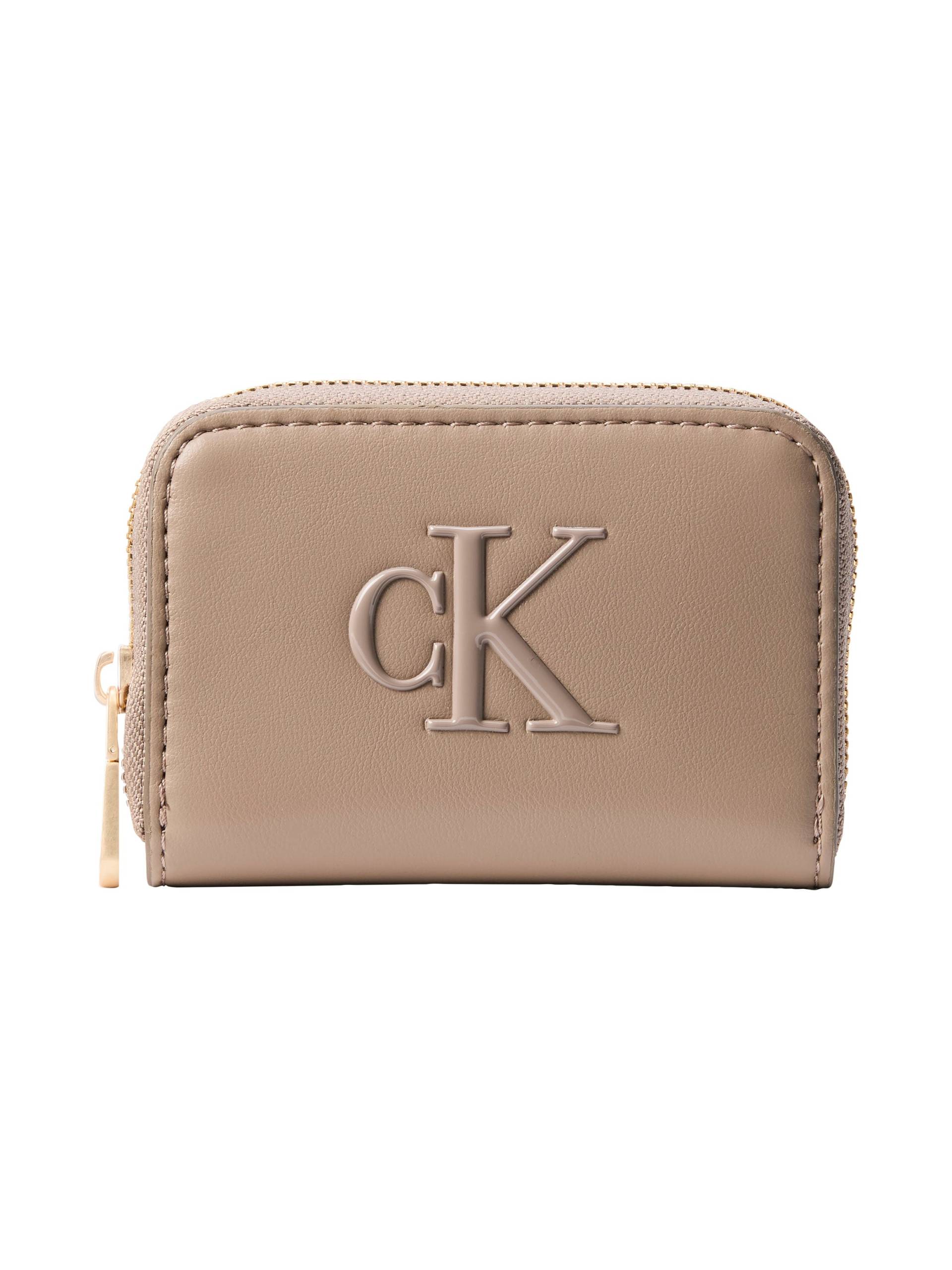 Calvin Klein Geldbörse "BOLD CK MEDIUM ZIP AROUND" von Calvin Klein
