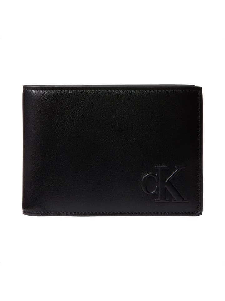 Calvin Klein Geldbörse BOLD CK Trifold, Unisex Geldbeutel, Portemonnaie mit CK-Logo von Calvin Klein