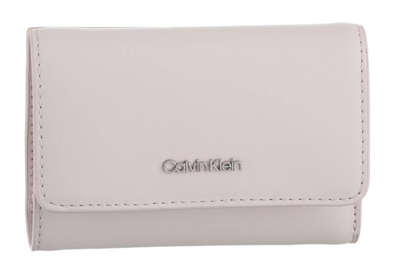 Calvin Klein Geldbörse "CK MUST SMALL TRIFOLD W/ZIP" Damen Geldbeutel, Portemonnaie mit Logo-Schriftzug von Calvin Klein