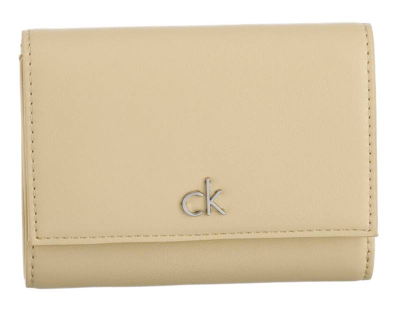 Calvin Klein Geldbörse CK RE-LOCK MEDIUM TRIFOLD, Damen Portemonnaie, Geldbeutel mit CK-Logoemblem von Calvin Klein