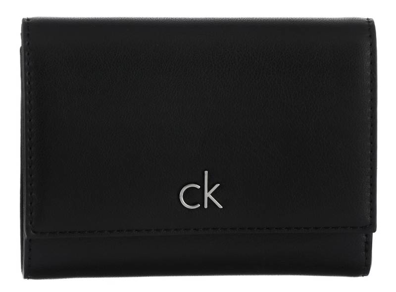 Calvin Klein Geldbörse CK RE-LOCK MEDIUM TRIFOLD, Damen Portemonnaie, Geldbeutel mit CK-Logoemblem von Calvin Klein