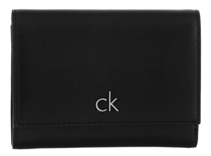 Calvin Klein Geldbörse "CK RE-LOCK MEDIUM TRIFOLD" Damen Portemonnaie, Geldbeutel mit CK-Logoemblem von Calvin Klein