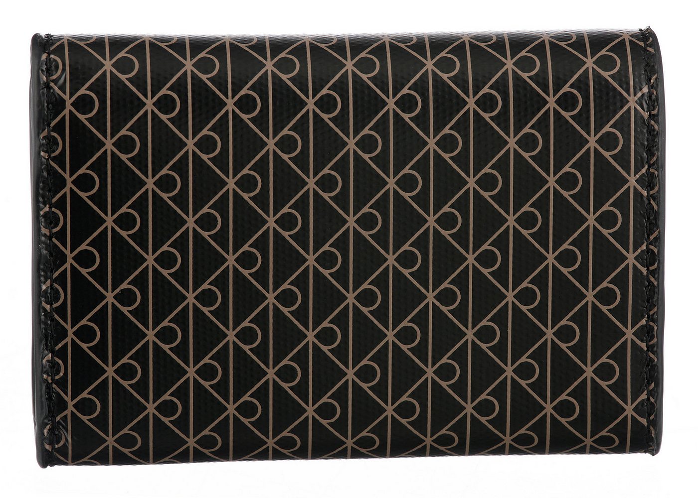 Calvin Klein Geldbörse EMBLEM AOP TRIFOLD W/ ZIP POCKET, Damen Portemonnaie, Geldbeutel mit CK-Logo von Calvin Klein