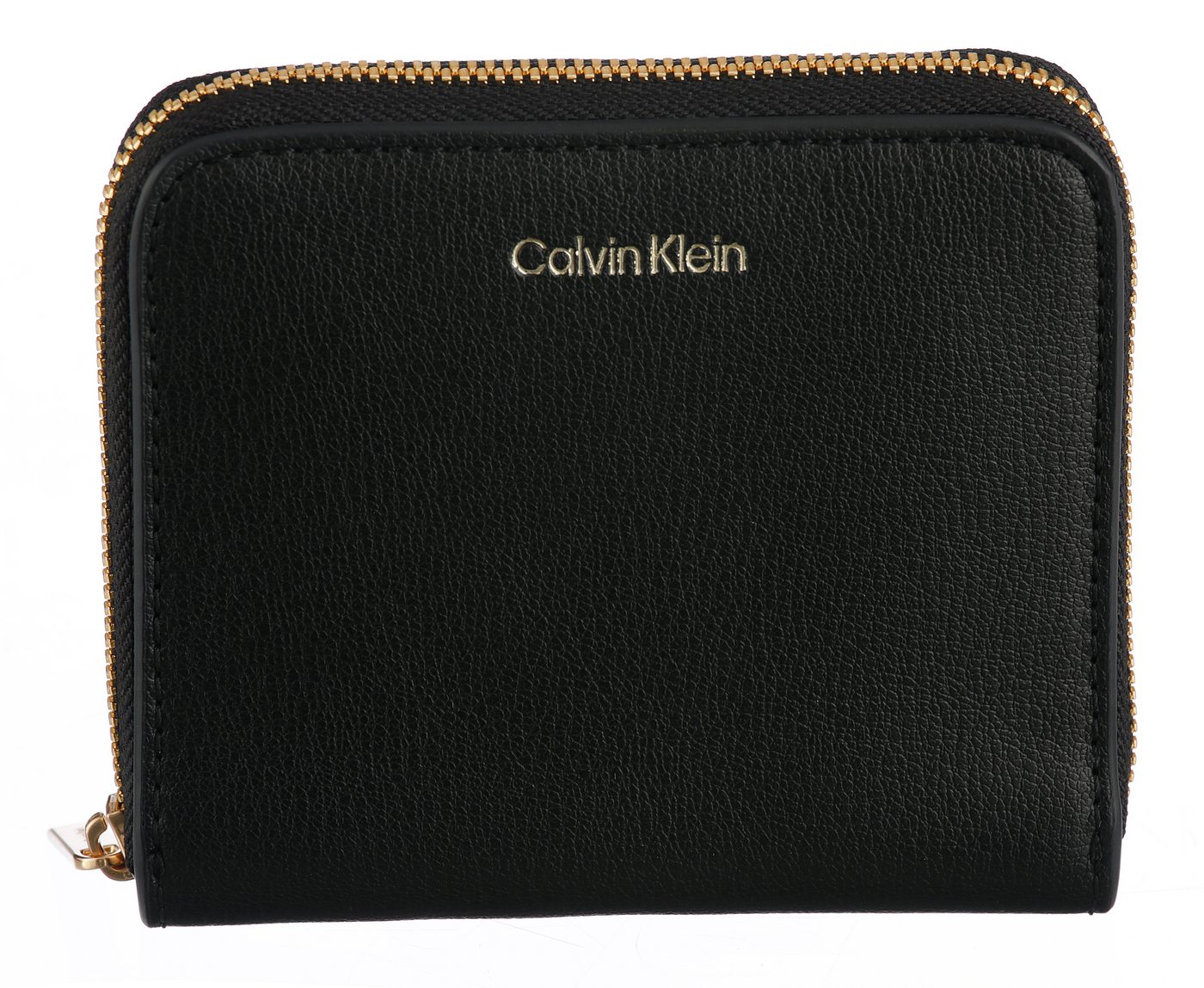 Calvin Klein Geldbörse FOIL LOGO MEDIUM ZIP AROUND, Damen Portemonnaie, Geldbeutel, Money Pocket mit CK-Schriftzug von Calvin Klein