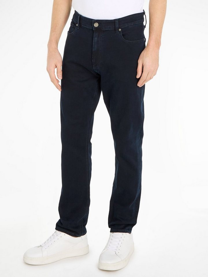 Calvin Klein Gerade Jeans TAPERED BLUE BLACK mit Markenlabel von Calvin Klein
