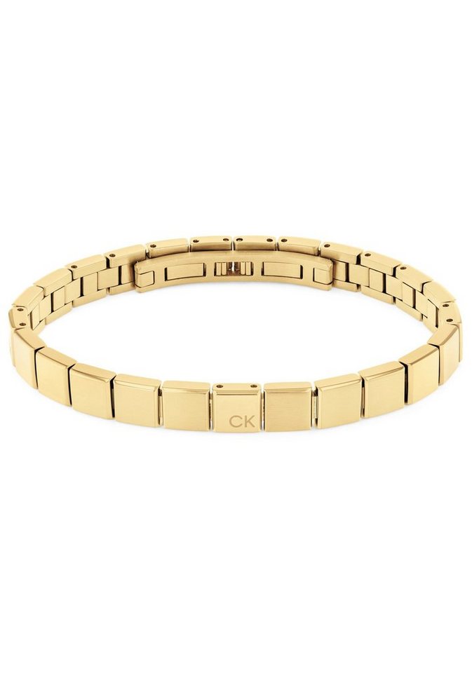 Calvin Klein Armband Schmuck Edelstahl Armschmuck Gliederkette SQUARES von Calvin Klein