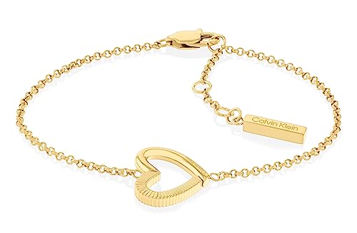 Calvin Klein Gliederarmband für Damen Kollektion MINIMALISTIC HEARTS Gelbgold - 35000388 von Calvin Klein