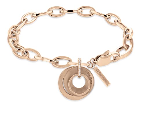 Calvin Klein Gliederarmband für Damen Kollektion PLAYFUL CIRCULAR SHIMMER mit Kristallen - 35000155 von Calvin Klein