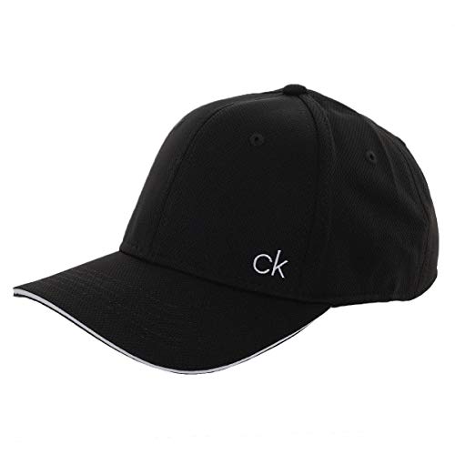 Calvin Klein Golf Airtex Performance-Cap - Schwarz/Weiß von Calvin Klein