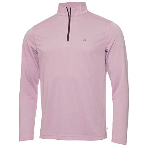 Calvin Klein Golf Herren Harlem 1/4 Zip Pullover - Lila - M von Calvin Klein