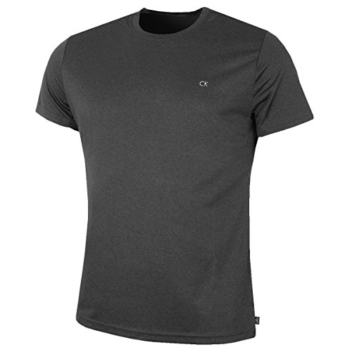 Calvin Klein Golf Herren Harlem T-Shirt - Grau Marl - S von Calvin Klein