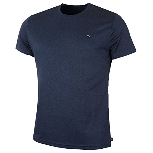 Calvin Klein Golf Herren Harlem T-Shirt - Marine Marl - M von Calvin Klein