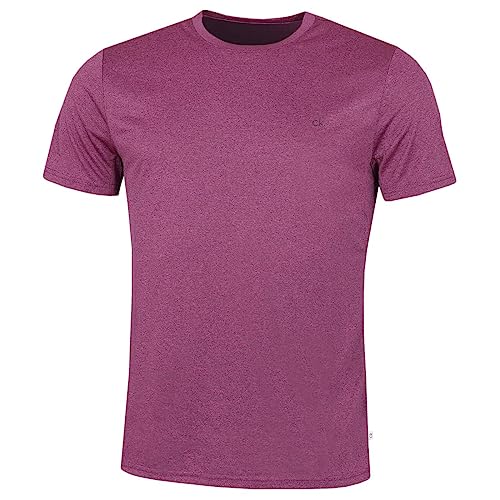 Calvin Klein Golf Mens Harlem T-Shirt - Dark Red - L von Calvin Klein