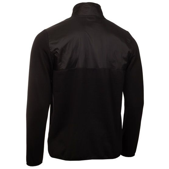 Calvin Klein HARROW HYBRID HALF ZIP Stretch Midlayer schwarz von Calvin Klein