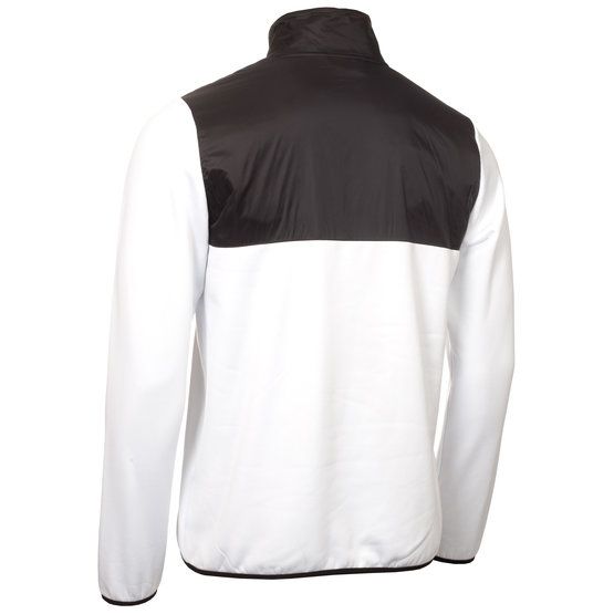 Calvin Klein HARROW HYBRID HALF ZIP Stretch Midlayer weiß von Calvin Klein