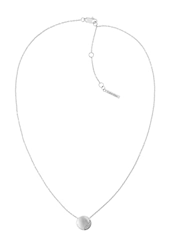 Calvin Klein Halskette für Damen Kollektion MINIMAL CIRCULAR mit Kristallen - 35000143 von Calvin Klein