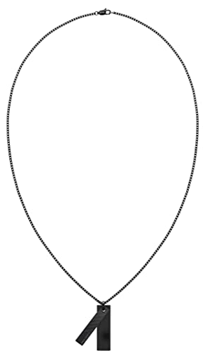 Calvin Klein Halskette mit Anhänger für Herren Kollektion ARCHITECTURAL LINES mit Schwarzer Ionenbeschichtung (IP) - 35000414 von Calvin Klein