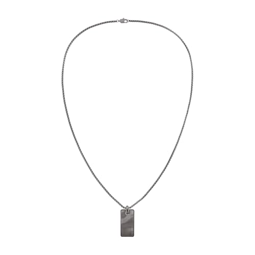 Calvin Klein Halskette mit Anhänger für Herren Kollektion CK METALLIC WAVES Mit Metallischem Stahl Ionenplattierung (IP) - 35100032 von Calvin Klein