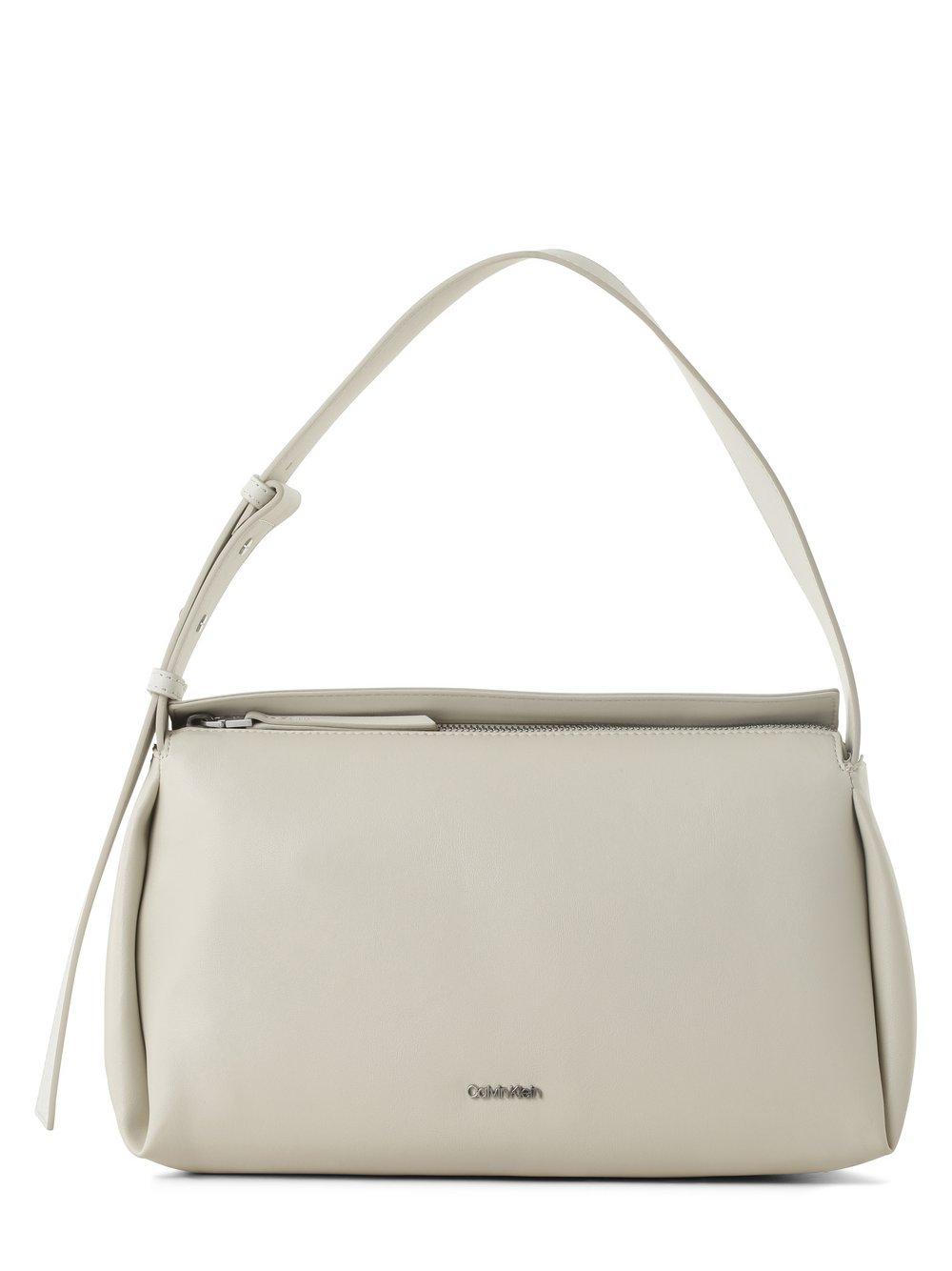 Calvin Klein Handtasche Damen Kunstleder, ecru von Calvin Klein