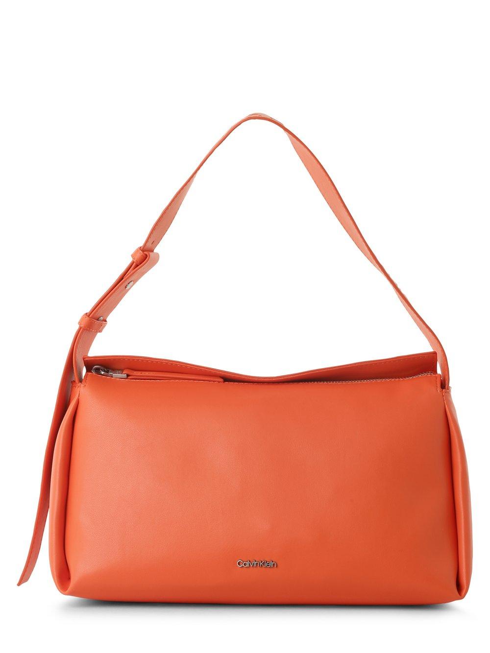 Calvin Klein Handtasche Damen Kunstleder, orange von Calvin Klein