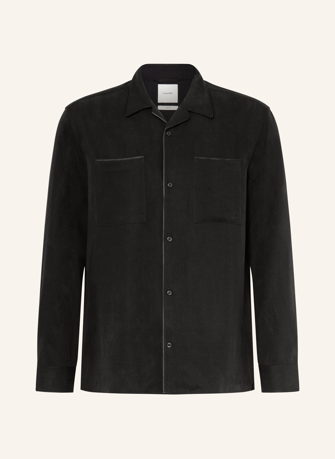 Calvin Klein Hemd Comfort Fit schwarz von Calvin Klein