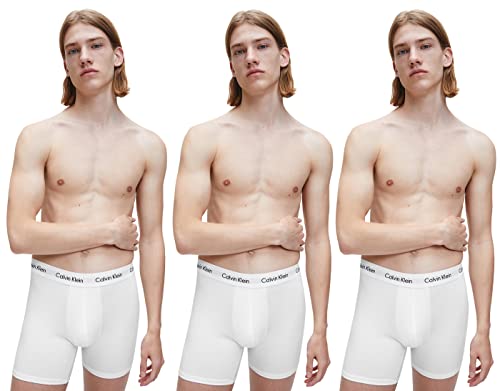 Calvin Klein Herren Boxer Brief 3pk 000nb1770a Retroshorts, White, M (3er Pack) Calvin Klein Herren Boxer Brief 3pk 000nb1770a Retroshorts, White, M (3er Pack) von Calvin Klein