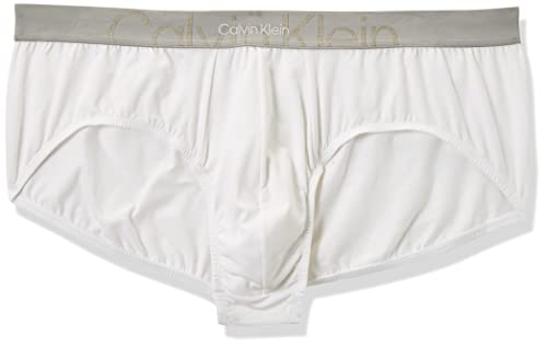 Calvin Klein Herren 000NB3371A Hip Briefs, Weiß (White), XXL von Calvin Klein Jeans