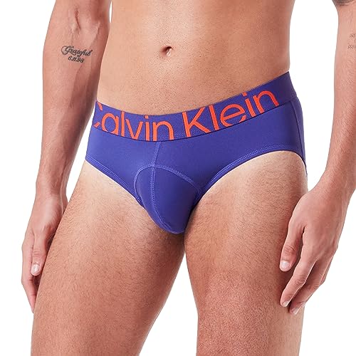 Calvin Klein Herren 000NB3655A Hip Briefs, Blau (Spectrum Blue), XL von Calvin Klein