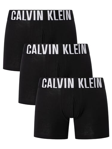 Calvin Klein Herren 3Pk 000NB3609A Boxer Briefs, Schwarz (Black, Black, Black), S von Calvin Klein