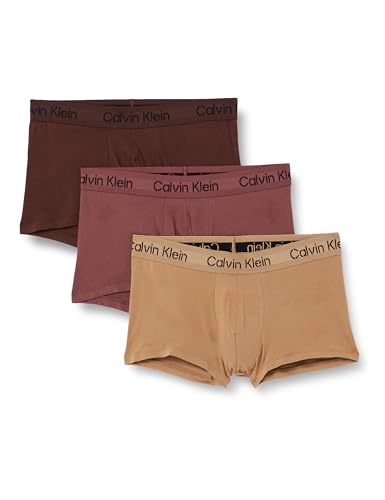 Calvin Klein Herren 3Pk 05A Low-Rise-Trunk, Marron, Tigers Eye, Umber, S von Calvin Klein