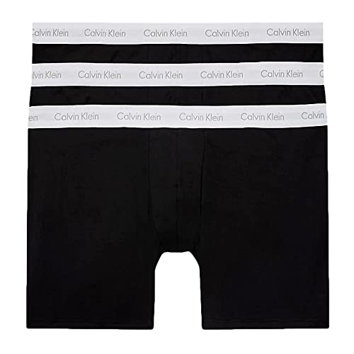 Calvin Klein Herren 3er Pack Boxer Briefs Baumwolle mit Stretch, Schwarz (Black), 3XL von Calvin Klein
