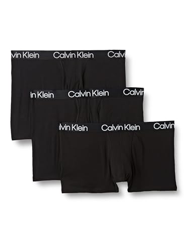 Calvin Klein Herren 3er Pack Boxer Briefs Baumwolle mit Stretch, Schwarz (Black), S von Calvin Klein