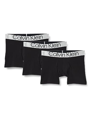 Calvin Klein Herren 3er Pack Boxer Briefs Baumwolle mit Stretch, Schwarz (Black), XXL von Calvin Klein