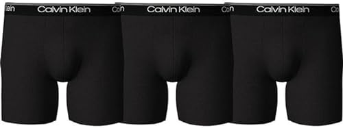 Calvin Klein Herren 3er Pack Boxer Briefs Stretch, Schwarz (Black), L von Calvin Klein