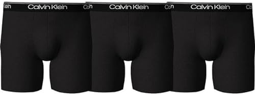Calvin Klein Herren 3er Pack Boxer Briefs Stretch, Schwarz (Black), S von Calvin Klein