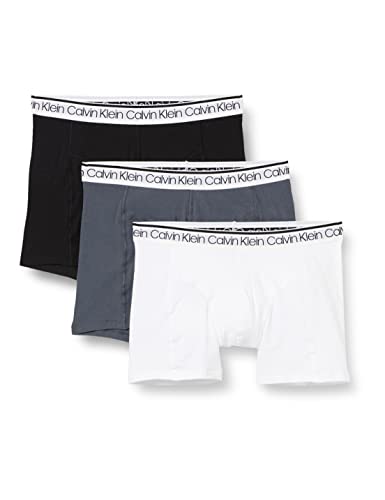 Calvin Klein Herren 3er-Pack Boxershorts Boxer Brief 3 PK mit Stretch, Black/White/Turbulence, M [Amazon Exclusive] von Calvin Klein