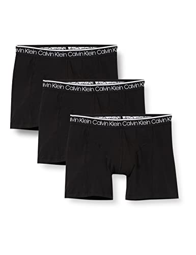 Calvin Klein Herren Boxershorts Briefs Boxer Brief Unterwäsche, Schwarz (Black W/ Black Wb), S Calvin Klein Herren Boxershorts Briefs Boxer Brief Unterwäsche, Schwarz (Black W/ Black Wb), S von Calvin Klein