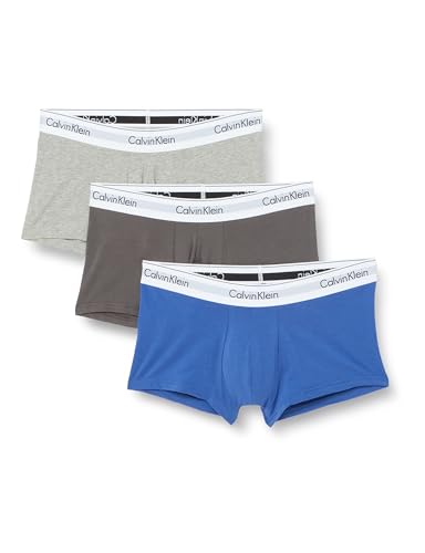 Calvin Klein Herren 3er Pack Boxershorts Low Rise Trunks Baumwolle mit Stretch von Calvin Klein