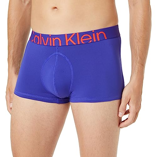 Calvin Klein Herren Boxershorts Low Rise Trunk Stretch, Blau (Spectrum Blue), XL von Calvin Klein