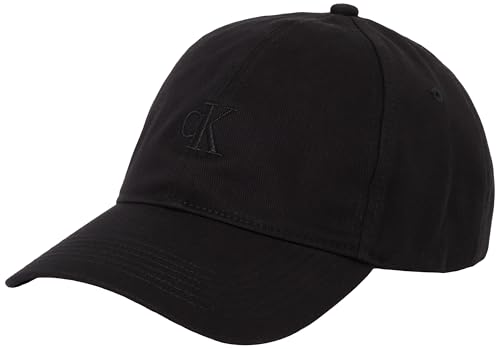 Calvin Klein Herren-Kappe, Orange (Schwarz/Schwarz), Einheitsgröße von Calvin Klein