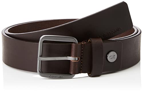 Calvin Klein Herren ADJ CK Concise 35MM K50K509655 Gürtel, Braun (Dark Brown), 95 von Calvin Klein Jeans