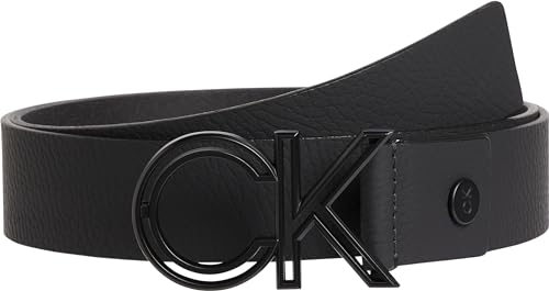 Calvin Klein Herren Gürtel aus Leder, Schwarz (Ck Black Smooth), 105 cm von Calvin Klein