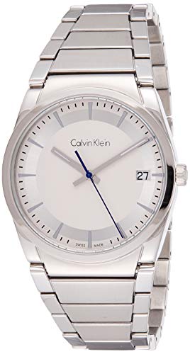 Calvin Klein Herren Analog Quarz Uhr mit Edelstahl Armband K6K31146 von Calvin Klein