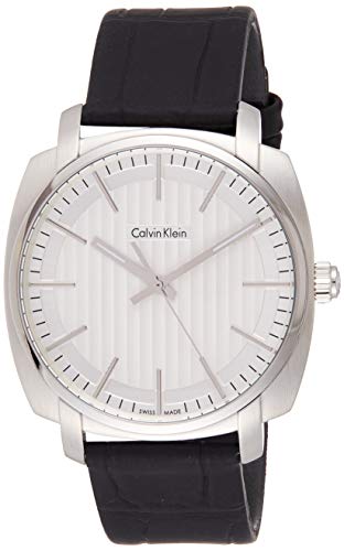 Calvin Klein Herren Analog Quarz Uhr mit Gummi Armband K5M311C6 von Calvin Klein