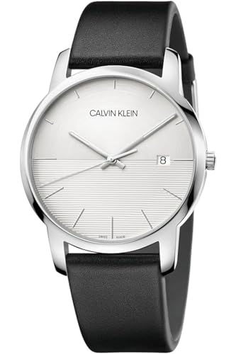 Calvin Klein Herren Analog Quarz Uhr mit Leder Armband K2G2G1CD von Calvin Klein