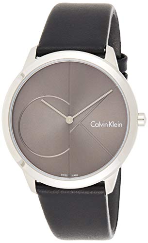 Calvin Klein Herren Analog Quarz Uhr mit Leder Armband K3M211C3 von Calvin Klein